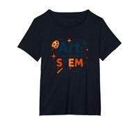 Art Teachers Art The Original STEM Creative Education T-Shirt, Women's Plus, Black, 6X