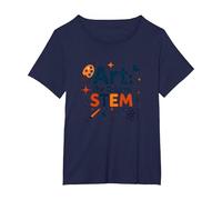 Art Teachers Art The Original STEM Creative Education T-Shirt, Women's Plus, Navy, 5X