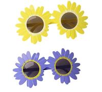 Art the Clown Sunflower Glasses for Terrifier Costume, Sunflower Daisy Glasses, Adult Halloween Role Play, Multicolor (2pcs-Z)