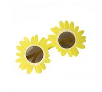 Art the Clown Sunflower Glasses - Terrifier Costume Accessories, Adult Halloween Cosplay Funny Clown Sunglasses (Yellow)