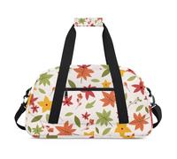 Art The Fall Gym Bag Sports Duffle Bag Weekend Sleepover Duffel Bags Small Travel Tote for Overnight Workout Gymnastics Dance Ballet, Art The Fall, 18.9 x 8.7 x 10.6 in, Duffel Bags