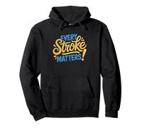 Art Therapist Every Stroke Matters Creative Healing Identity Pullover Hoodie