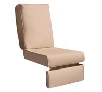 ART TO REAL Indoor Outdoor Recliner Replacement Cushion, Patio Furniture Chair Sofa Washable Cushion Deep Seat, UV Protected, Fade Protected and Water Spill Repellet, Cover Can be Replaced (Sand)
