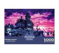 Art Town 1000 Pieces Jigsaws for Adults Art Colorful DIY Craft Birthday Gifts for Women And Man Challenge High Difficulty 38x26cm/1000pcs