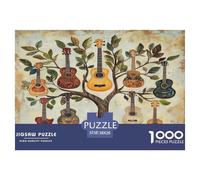 Art Tree,Different Types And Styles of Ukuleles 38x26cm/1000pcs Erwachsenenpuzzle - Erwachsenenpuzzle DIY-Puzzlespielzeug