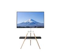 Art TV Stand For 32-65 In Screen Office Meet, Home Movie Floor Standing Assembled TV Stand With Double Partitions 600x400mm