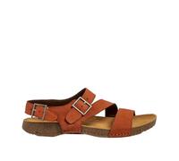 ART Unisex 0999 I Breathe Flat Sandal, Dark Orange, 7 UK