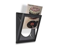 Art Vinyl Play & Display 12″ Vinyl Record Frame - UV-Resistant Wall-Mount LP Frame, Front-Loading Record Holder & Album Cover Display, Black