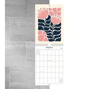 Art Wall Calendar 2025 - Creative Wall Planner | Modern Art Decorative Calendar for Wall, 2025 Monthly Planning Organizer, Art Wall Decor for Home, Bu