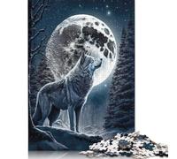 Art Wolf 1000 Pieces Puzzles Paper Puzzle for Teenager Funny Jigsaw Puzzles 1000pcs (38x26cm)