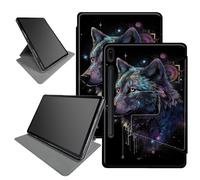 Art Wolf Case for Samsung Galaxy Tab S8 Plus 2022/S7 FE 2021/S7 Plus 2020 12.4 Inch, 360 Degree Rotating Folding Stand Multiple Viewing Angles Case with Auto Sleep/Wake