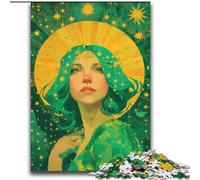 Art Women Adult Jigsaw Puzzles 2000, Learning Educational Toys Family Games Suitable for Desktop Decoration (70x100cm)