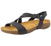 ART Women's 1045 I Breathe Flat Sandal, Nappa Black, 7.5 UK