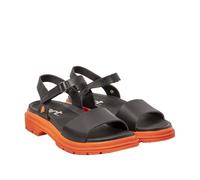 ART Women's 1548 Birmingham Sandal, Nappa Black Orange, 3 UK