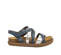 ART Women's 1714 Rhodes Sandal, Nappa Denim Silver, 9 UK