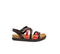 ART Women's 1714 Rhodos Sandal, Nappa Black Red, 6.5 UK