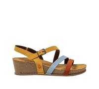ART Women's 1930 I Live Wedge Sandal, Multi Honey, 6 UK