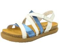 ART Women's Rhodes Open Toe Sandals, Nappa Cream Blue, 8 UK