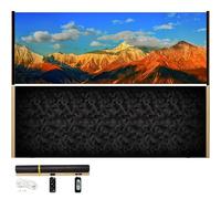 ART2HEAT Far infrared Art Heater Graphene heating with picture Graphene Ultralight, easy to store Infrared heating picture Warms the body efficiently sustainably (Mountain)