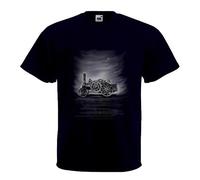 art2tshirt Steam Traction Engine T-Shirt Agricultural Burrell Size S to XXXL (Small) Black