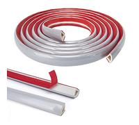 Art3d 10 Ft Flexible Trim Caulk Strip, Peel and Stick Trim for Molding, Tile Edge, Ceiling, Wall Corner in Silver