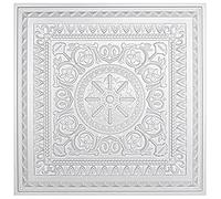Art3d 12-Pack PVC Drop Ceiling Tiles, Plastic Sheet in White, 2 x 2 ft
