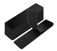 Art3d 16 Sets Hook and Loop Tape Sticky Back,1 in.x 4 in. Heavy Duty Double-Sided Tape Self Adhesive Strip Mounting Tape Perfect for Home and Office