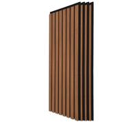 Art3d 20-Pack Acoustic Wood Slat Wall Panels for Interior Decor, 3D Fluted Sound Absorbing Wood Paneling for Accent Wall Ceiling Kitchen Living Room Bedroom Office, 23.6 x 11.8 inch Walnut