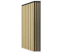 Art3d 20-Pack Acoustic Wood Slat Wall Panels for Interior Decor, 3D Fluted Sound Absorbing Wood Paneling for Accent Wall Ceiling Kitchen Living Room Bedroom Office, 23.6 x 11.8 inch Oak