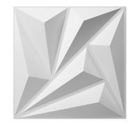 Art3d 20 Pack Decorative 3D Wall Panels White 11.8"x11.8", 19 Sq.Feet PVC Interior Wall Decor