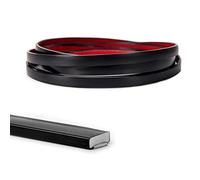 Art3d 30 Ft Peel and Stick Flexible Vinyl Molding Trim for Wall Tile Edges Caulk Strip, Kitchen backsplash, Mirror Frame in Black