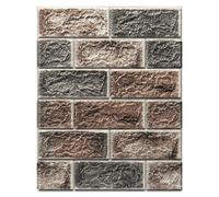 Art3d 30-Pack 3D Wall Panels Peel and Stick in Gre