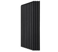 Art3d 4-Pack Acoustic Wood Slat Wall Panels for Interior Decor, 3D Fluted Sound Absorbing Wood Paneling for Accent Wall Ceiling Kitchen Living Room Bedroom Office, 23.6 x 11.8 inch Grey Oak