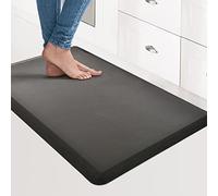 Art3d Anti Fatigue Mat - 1/2 Inch Cushioned Kitchen Mat - Non Slip Foam Comfort Cushion for Standing Desk, Office or Garage Floor (17.3"x28", Black)
