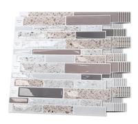 Art3d Backsplash Tile for Kitchen Peel and Stick, 10 Sheets Self-Adhesive Wall Tiles for Kitchen, Bathroom Back Splashes, 12"x12", Terrazzo