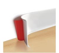 Art3d Flexible Wall Baseboard Molding Trim, 4 Inch x 20 Feet Peel and Stick Vinyl Wall Base Trim, White