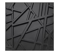 Art3d Lot de 12 Panneaux Muraux 3D Décoratifs en PVC pour Décoration Murale Intérieure, Décoration Murale Noire, 3 m²