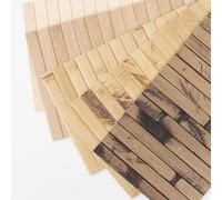 Art3d Natural Bamboo Wall Panel for Interior Wall Decor, Renewable Pole Wrap Wainscoting Paneling for Wall Ceiling Furniture Cabinet Office, Samples