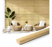 Art3d Natural Bamboo Wall Panel for Interior Wall Decor, Renewable Pole Wrap Wainscoting Paneling for Wall Ceiling Furniture Cabinet Office, 48 x 96 Inch - Natural
