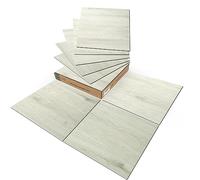 Art3d Peel and Stick Vinyl Floor Tiles 12 x 12 inch, 30-Sheet Self Adhesive Waterproof Flooring Wood Planks for Kitchen, Dining Room, Bedrooms, Cover 30 Sq. Ft, White-Washed Oak