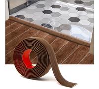 Art3d Self Adhesive Vinyl Floor Transition Strip Laminate Floor Strip Floor Flat Divider Strip for Joining Floor Gaps Carpet Threshold Transition Floor Tiles (10 FT, 1.57in, Cherry)