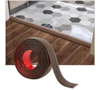 Art3d Self Adhesive Vinyl Floor Transition Strip, Laminate Floor Strip Floor Flat Divider Strip for Joining Floor Gaps,Carpet Threshold Transition,Floor Tiles（4 FT, 1.57in, Brown）
