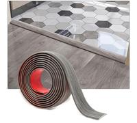 Art3d Self Adhesive Vinyl Floor Transition Strip, Laminate Floor Strip Floor Flat Divider Strip for Joining Floor Gaps,Carpet Threshold Transition,Floor Tiles (4 FT, 1.57in, Gray)