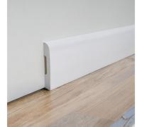 Art3d Wall Baseboard Molding Trim 8-Pack of 56 x 2.6 in., High Impact Polystyrene Skirting Board - Installed with Glue - White