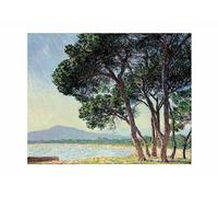 art9000 Art Print La Plage de Juan-Les-Pins by Claude Monet 80 x 60 cm