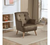 Arta Accent Chair Armchair Occasional Sofa Modern Upholstered Seating Home Source Green One Size