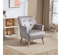Arta Accent Chair Armchair Occasional Sofa Modern Upholstered Seating Home Source Silver One Size
