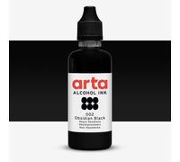 Arta : Alcohol Ink : 50ml : Obsidian Black
