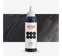 Arta : Studio Acrylic Paint : 250ml : Mars Black