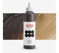 Arta : Studio Acrylic Paint : 500ml : Raw Umber